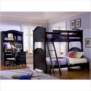 Vaughan Bassett Cottage Collection Bunk Bed in Black 