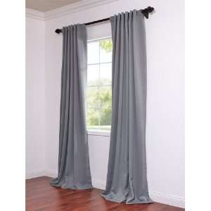    Pole Pocket Neutral Grey Blackout Curtains & Drapes