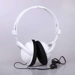 White DJ Stereo Mix Style Headphone Hiphop Mp3 Mp4  