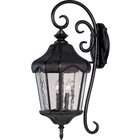   Outdoor 29 Inch Wall Lantern, Oriental Bronze Finish with Water Glass