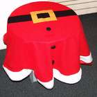 Sterling 48 Adorable Round Red Christmas Santa Claus Suit Table Cloth 