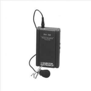   lapel mic, belt pack transmitter, universal receiver