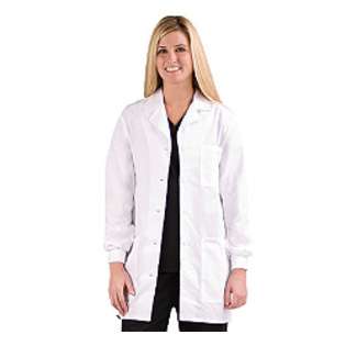 Cherokee Uniforms Womens White Lab Coat (XS) 