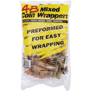 Coin Wrappers    Plus Paper Coin Wrappers, and Tubular Coin 