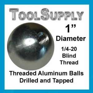    50 1 threaded tapped aluminum balls knobs: Home Improvement