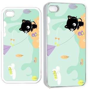  chococat black cat v1 iPhone Hard 4s Case White Cell 