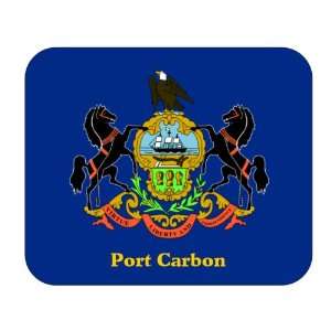   State Flag   Port Carbon, Pennsylvania (PA) Mouse Pad 