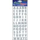   Richards Crystal Stickers Glitter Alphabet Silver (SOLD in PACK of 3