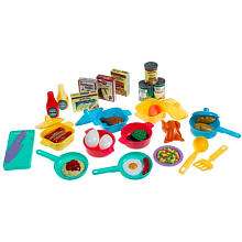   Home Betty Crocker Pots, Pans & Play Food Set   Toys R Us   