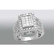 Tradition Diamond 3 cttw Diamond Frame Ring in 10K White Gold at  