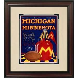   vs. Minnesota Historic Football Program Cover