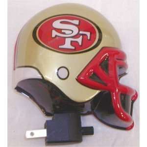 NFL San Francisco 49ers Helmet Shaped Night Light: Sports 
