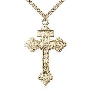  Gold Filled Crucifix Pendant Jewelry