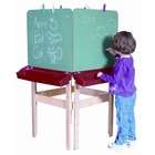 wood designs four side easel in tuff gloss drawing surface