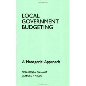  Local Government Budgeting [Paperback] Gerasimos A 