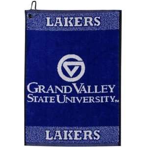   Grand Valley State Lakers Woven Jacquard Golf Towel: Sports & Outdoors