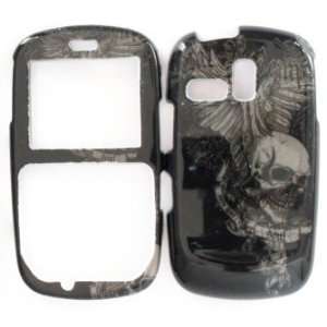  Samsung R355c Grey Wing Skull Design Hard Case Cover Skin 