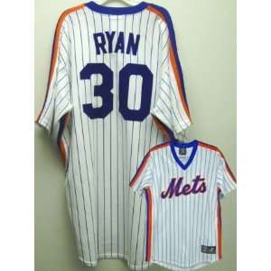  Nolan Ryan Mets Pinstripe Cooperstown Jersey: Sports 