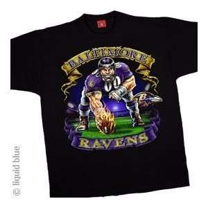 Baltimore Ravens Banner T Shirt:  Sports & Outdoors