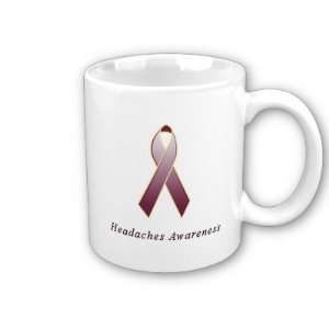  Headaches Awareness Ribbon Coffee Mug 