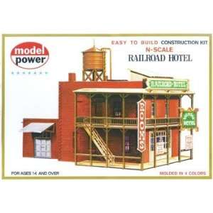  Railroad Hotel Building Kit N Scale Model Power: Toys 