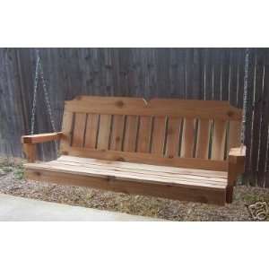    6 Foot Cedar Victorian Porch Swing with Chain