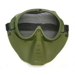  TSD Airsoft Face Mask, Green