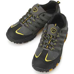New MT Grey Yellow Mountain Mountaineering Hiking Mens Boots  