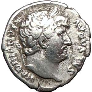 HADRIAN 124AD Authentic Ancient Roman Silver Coin Pudicitia Deified 