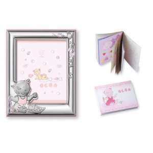  BABY GIRL SET Picture Frame in STERLING SILVER (5 x 7 