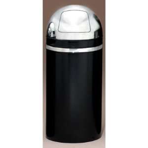  Witt 15DT 15 Gallon Metal Series Dome Top Trash Can Finish 