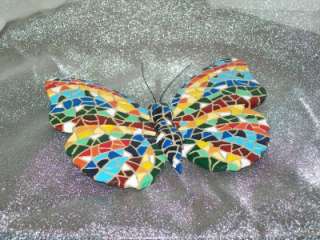 Barcino Designs 2007 Trencadis Spanish Mosaic Butterfly Mariposa Wall 
