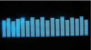 EL Car Stickers Sound music Activated / Equalizer Glow 12V LED Light 