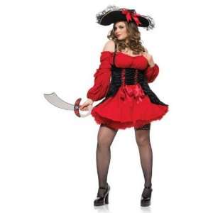    Leg Avenue Vixen Pirate Wench Plus Size Costume: Toys & Games
