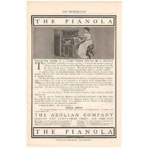  1899 Aeolian Pianola Wherever There is a Piano Print Ad 