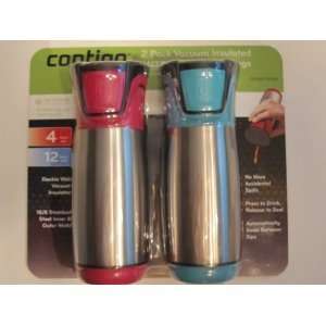  Contigo 2 Pack Vacuum Insulated AUTOSEAL Elite Travel Mugs 