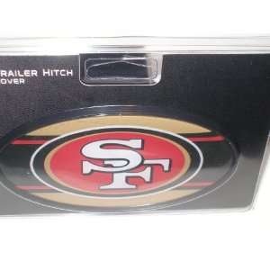   : San Francisco 49ers Plastic Trailer Hitch Cover: Sports & Outdoors
