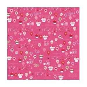 Thru LYB Cupcake Love Specialty Paper 12X12 Sweet Treats With 