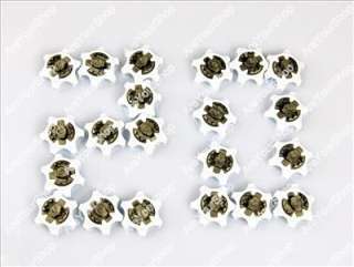 20 PCS White THiNTech Spikes/Cleats 2010 Golf Shoes  