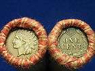SHOTGUN PENNY ROLLS FULL OF UNSEARCHED INDIAN HEAD CENTS 1859 1909 