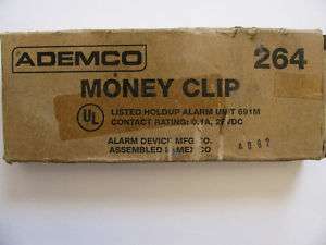 ADEMCO 264 Money Clip Hold up Switch Alarm Unit USED  