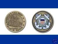 Eagle Americas Tall Ship Coast Guard Challenge Coin  