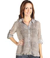 Kenneth Cole New York Snakeskin Roll Up Blouse $59.99 (  MSRP 