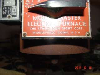 Lyman Mould Master Furnace Model 61 115V 80 Cycle no power cord  