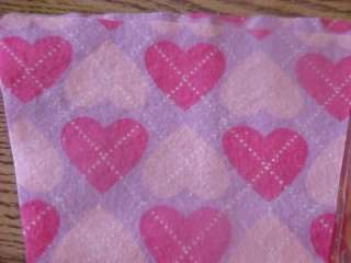   Flannel Baby Quilt Kit, Die Cut, pinks and purples, Easy!  