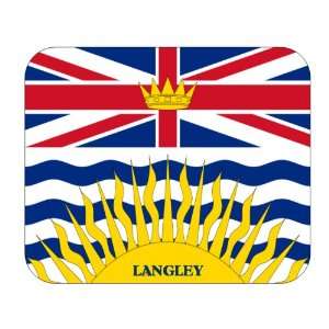  Canadian Province   British Columbia, Langley Mouse Pad 