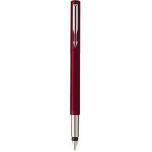  Parker Vector Red Fountain Pen Medium Nib: Office Products