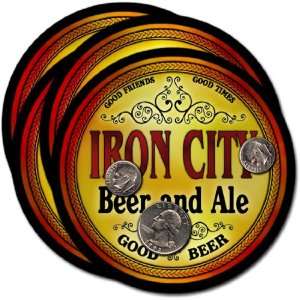  Iron City , TN Beer & Ale Coasters   4pk 