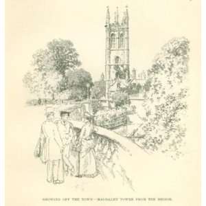  1890 Social Life Oxford University England illustrated 