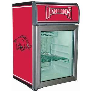  Arkansas Razorbacks Glass Door Refrigerator Sports 